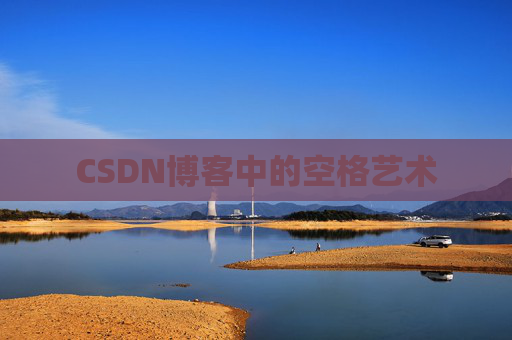 CSDN博客中的空格艺术